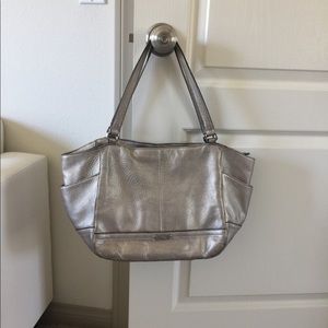 Coach leather Carrie tote